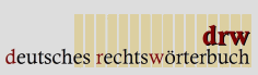 Deutsches Rechtswörterbuch